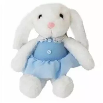 Игрушка мягкая заяц маленький в юбке с-75