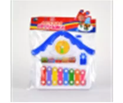 Игрушка музыкальная ксилофон домик в ассортименте в/п jb0204885