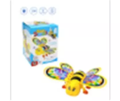 Игрушка развивающая джамбо пчелка свет/звук черный в/к jb203454