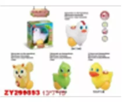 Игрушка развивающая джамбо зверюшки веселые песенки свет/звук 13*7*15см в/к jb201527