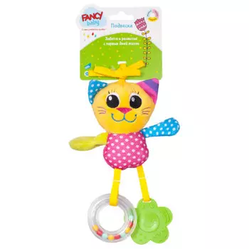 Игрушка развивающая Fancy Baby подвеска котёнок zbaks