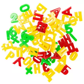 Игрушка развивающая набор букв магнитных рус. Язык 50759