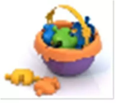 Игрушка развивающая нордпласт напольная мозаика 14 фишек в ведерке 797