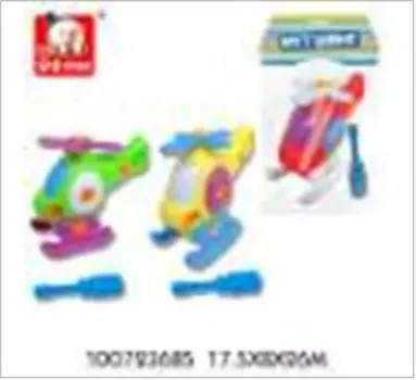Игрушка развивающая с+с тойз вертолёт-конструктор в/п 100723685