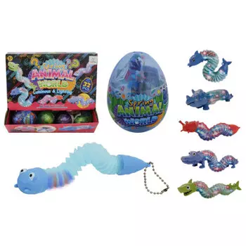 Игрушка развивающая там-там гусеница на батарейках свет/звук в яйце 7 х7х9см ote0657745