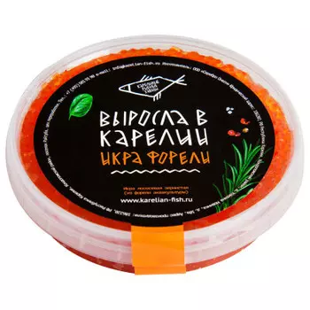 Икра форели 200г выросла в карелии