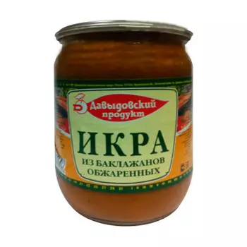 Икра из баклажанов давыдовский продукт 500 г заморская ст/б