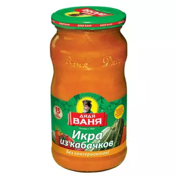 Икра кабачковая дядя ваня 460 г ст/б