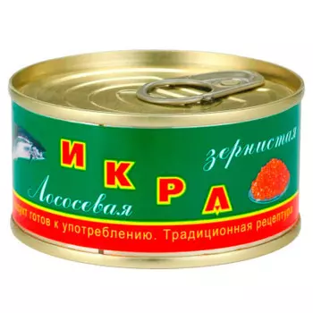 Икра лососевая 140г ж/б Дальневосточная