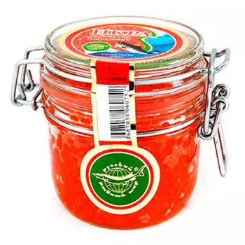 Икра лососевая ррм 230 г ст/б