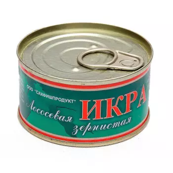 Икра лососевая сахфишпродукт 140г зернистая ключ ж\б