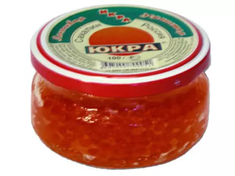 Икра лососевая зернистая 100 г ст/б юкра