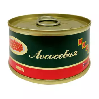 Икра лососевая зернистая 120 г ж/б ту