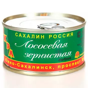 Икра лососевая зернистая 130 г ж/б юкра