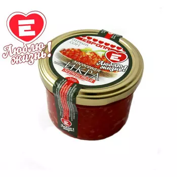 Икра лососевая зернистая 200г Люблю Жизнь ст/б