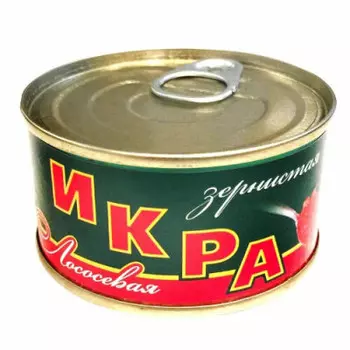 Икра лососевая зернистая 95г ж/б ту
