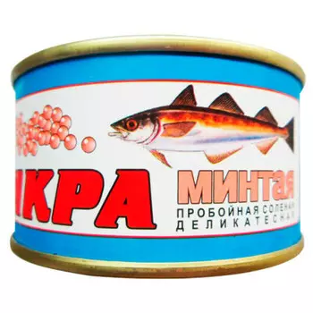 Икра минтая 130 г ж/б срк