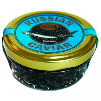 Икра осетровая зернистая 100г ст/б севрюгин