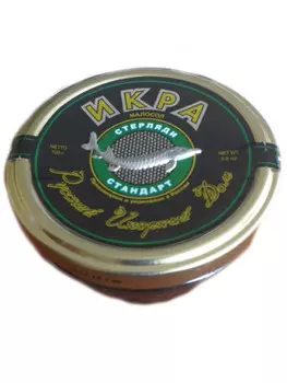 Икра стерляди зернистая 100г ст/б