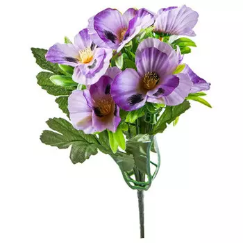 Искусственные цветы анютины глазки