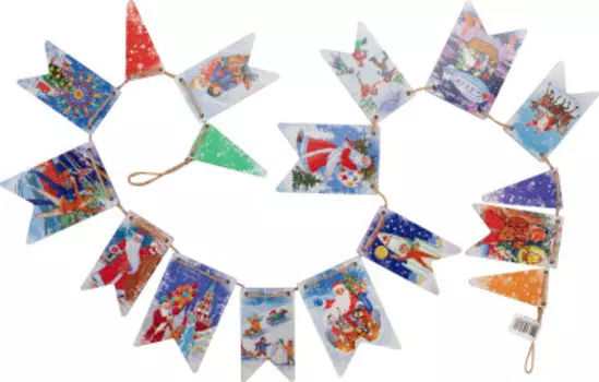 Изделие декоративное топ продукт гирлянда флажки 62544