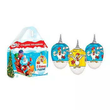 Изделия кондитерские фигурные символ года 60г три игрушки мак