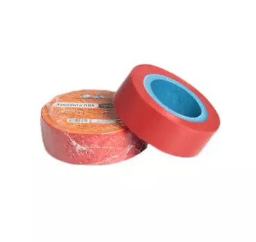 Изолента пвх красная 19мм*10м ait-p- 09