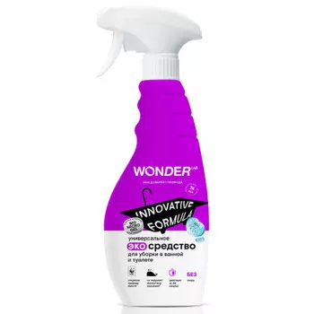 Экосредство для ванной и туалета Wonder Lab 500мл универсальное