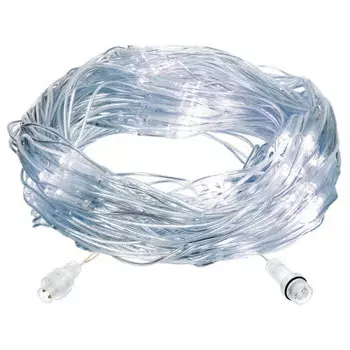 Электрогирлянда-конструктор вегас сеть 144 холодных ламп 1,2*1,5м прозрачный провод 24v 55031