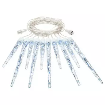 Электрогирлянда-конструктор вегас сосульки 30/20см 40 холодных ламп 2м прозрачный провод 24v 55037