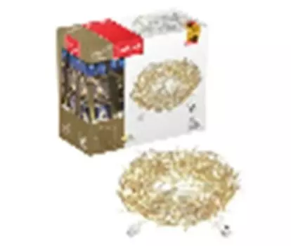 Электрогирлянда-конструктор вегас занавес 96 теплых ламп 6 нитей прозрачный провод 1*2