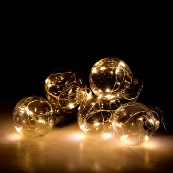 Электрогирлянда вегас ретро лампы 25 теплых led ламп/5 ламп/чёрный провод 5м 8 режимов сое 55142