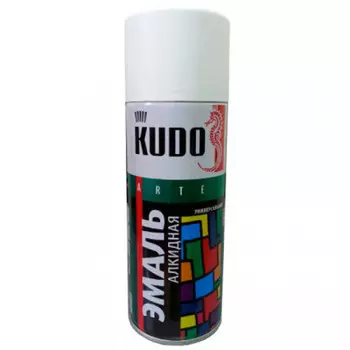 Эмаль 500мл глянцевая белая ku-1001