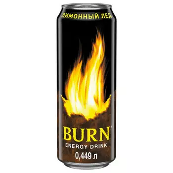 Энергетический напиток берн лимонный лед 0.449 л ж/б