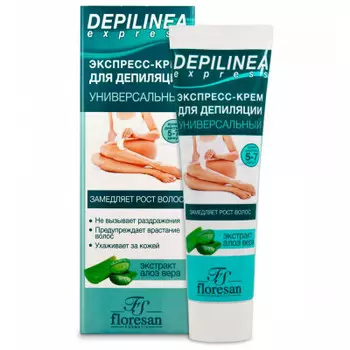 Экспресс-крем для депиляции флоресан 100 мл замедляет рост волос