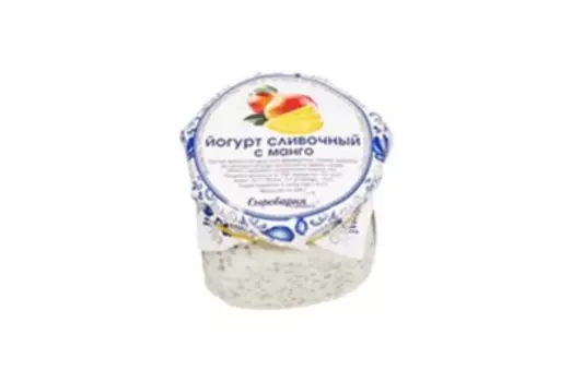 Йогурт 0.2 л 6, 7% сливочный с манго домашние продукты