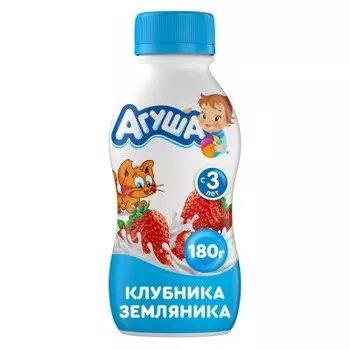 Йогурт агуша я сам 180 г клубника-земляника