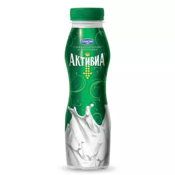 Йогурт активиа 290г 2.4% с бифидобактериями
