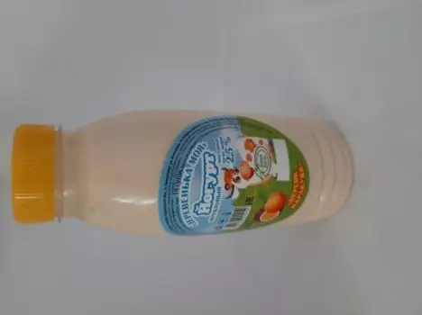 Йогурт деревенька моя 350мл 2,5% персик маракуйя пл/бут