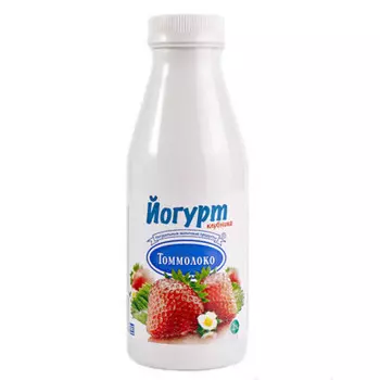 Йогурт клубничный 450г 2% Томмолоко