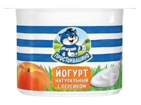 Йогурт простоквашино 110 г 2, 9% персик