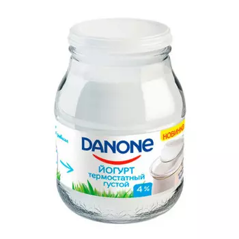 Йогурт термостатный натуральный Danone 250г 4%