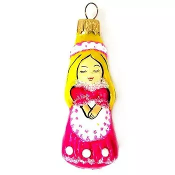 Ёлочное украшение кукла серия вс в подарочной упаковке 9 см фуп-34/16