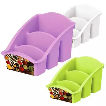 Ёмкость для специй 22, 3*15*12 см фибо с декором 4332125