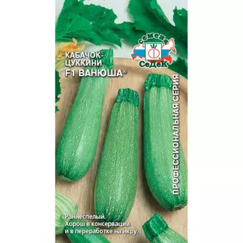 Кабачок ванюша 0, 1 f1 седек