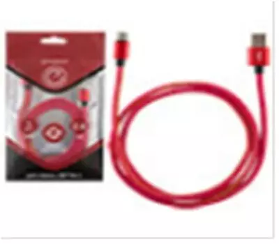 Кабель энерджи usb/type-c, цвет - красный деним