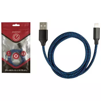 Кабель Energy et-03 usb/lightning синий для продукции apple