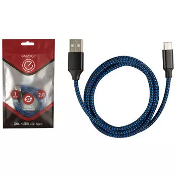 Кабель Energy et-03 usbtupe-c синий