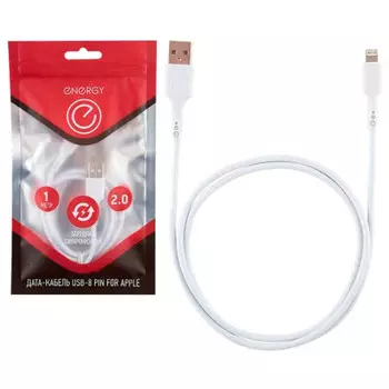 Кабель Energy usb/lightning цвет - белый