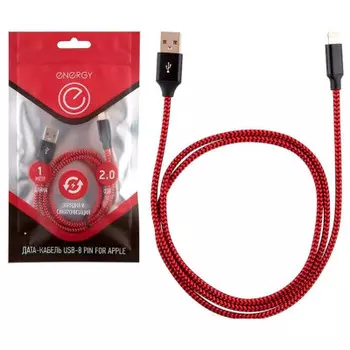 Кабель Energy usb/микро usb, цвет - красный
